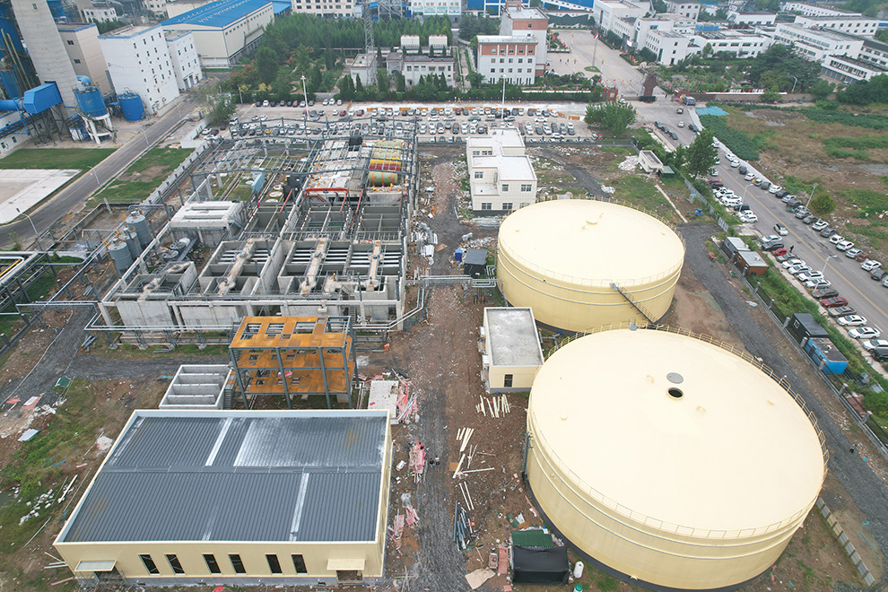山東化工企業2*150t/h除鹽水項目